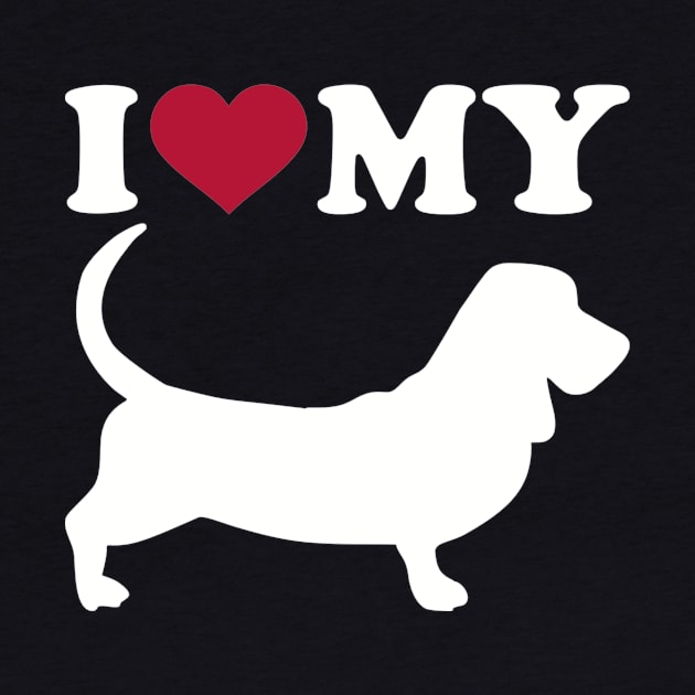 I love my Basset hound by Designzz